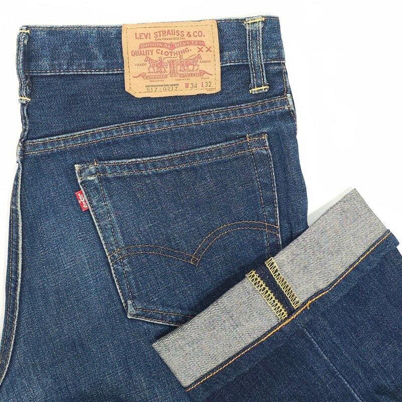 米国製Levi'sリーバイス☆517-0217ジーンズデニムパンツW34ブーツカットフレアパンツ70年代ベルボトムBigEバレンシアUSAアメリカ71517-0017