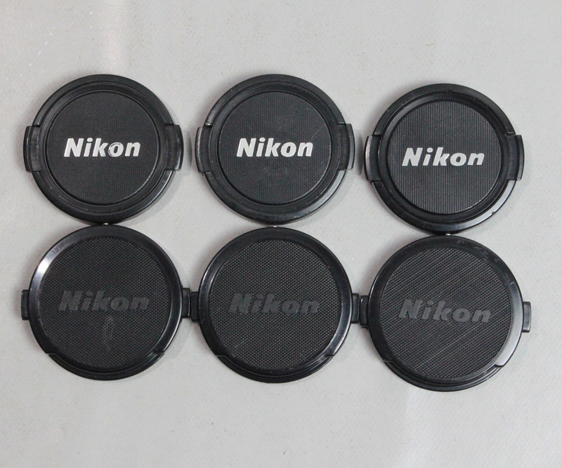 0328152 【良品 ニコン】 Nikon 52mm レンズキャップ 白文字×3枚＆黒文字×3枚 まとめて6枚 送料最安140円～