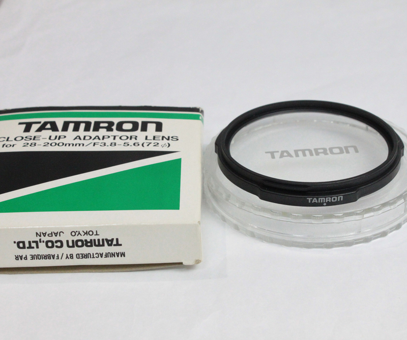 0404171 【美品 タムロン フィルター】 TAMRON 72mm Close-up ADAPTOR LENS for 28-200mm F3.8-5.6 クローズアップフィルター A9FB