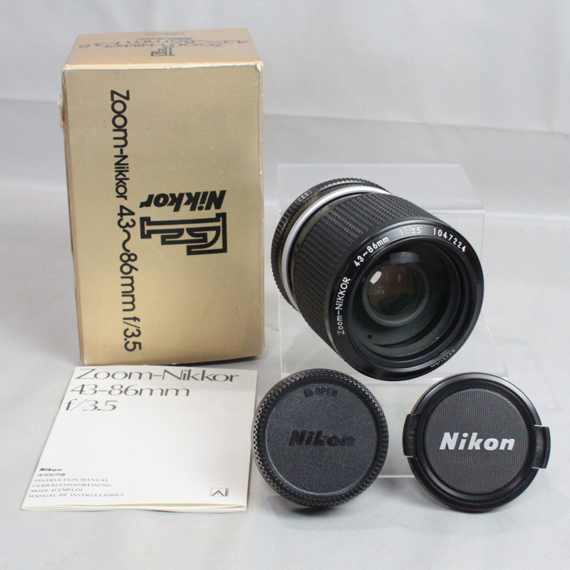 040420 【並品 ニコン】 Nikon Zoom Nikkor 43-86mm F3.5 Ai