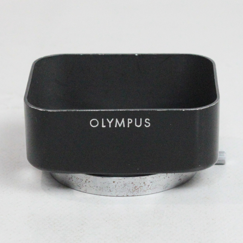 040467 【良品 オリンパス】 OLYMPUS 内径 45mm (フィルター径 43mm) かぶせ式角型レンズフード 標準系