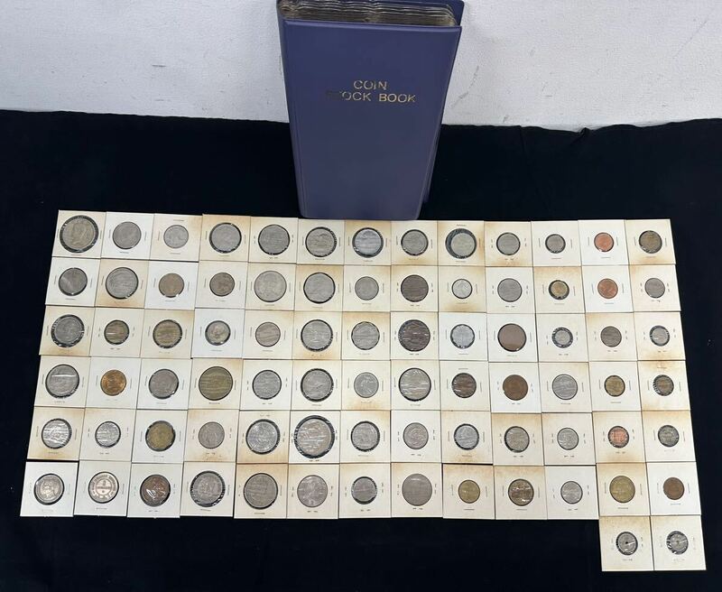★古銭 硬貨 アンティーク 外国コイン コレクション 種類国多数 まとめ 80枚 約687g 現状品 T196-59