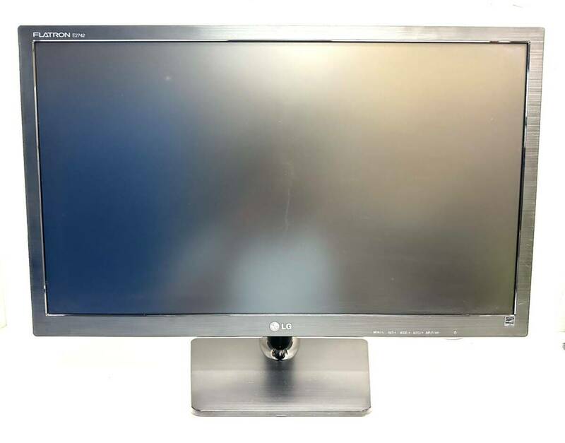 △ LG FLATRON E2742V-BN 27inch ワイド液晶モニター LED液晶モニター ディスプレイ 家電 現状品 S130-1