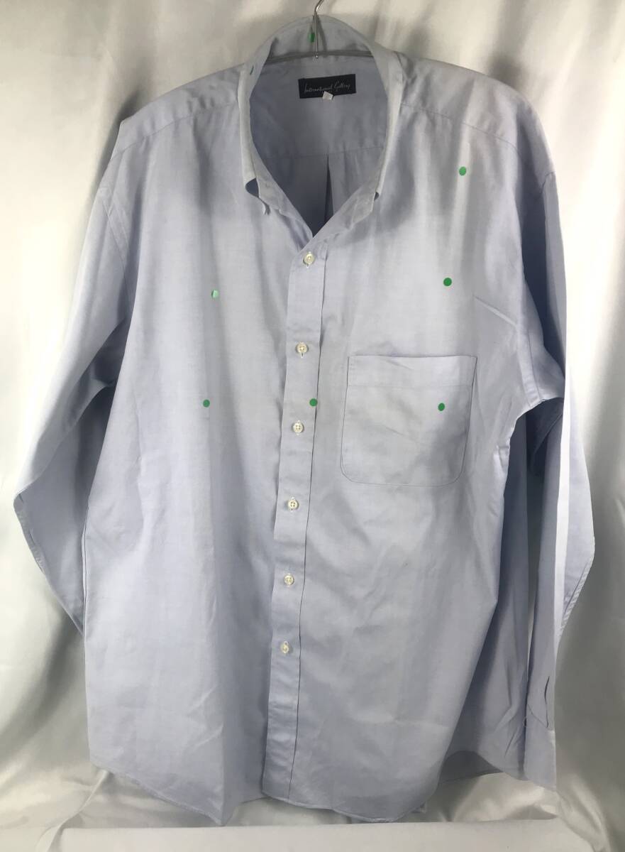 interratiosalgallery BEAMS 長袖シャツ　ブルー　メンズ　サイズL　JUB-302