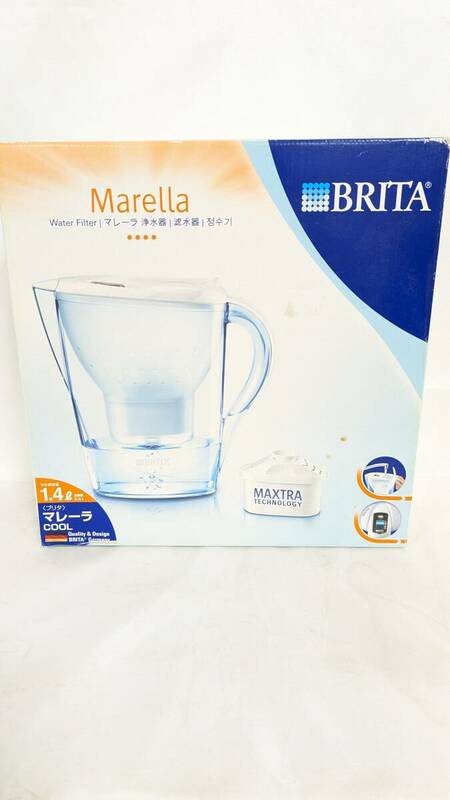【H3722】 BRITA ブリタ ポット型浄水器 MAXTRA マレーラ フィルターカートリッジ1個付 未使用