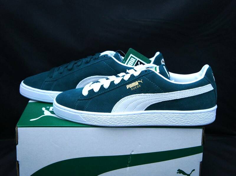 SALE！【新品】US9.5 27.5cm PUMA プーマ SUEDE CLASSIC XXI スエード クラシック MALACHITE/WHITE 国内正規品