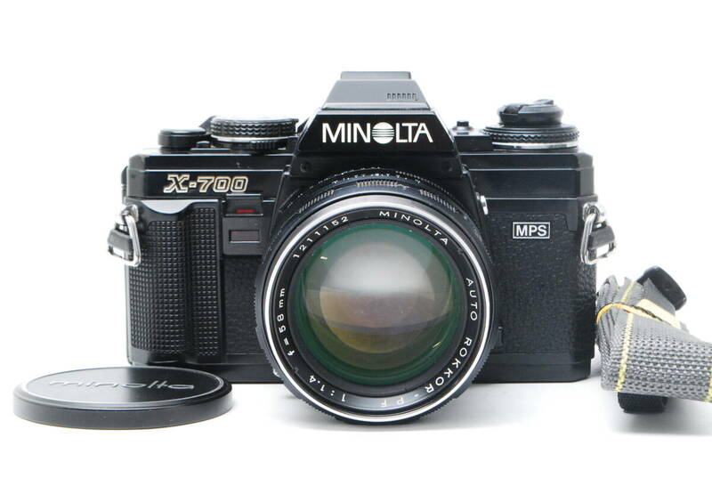 ミノルタ MINOLTA X-700 MPS + AUTO-ROKKOR PF 58mm F1.4 ≪動作確認済み≫ #3780512112