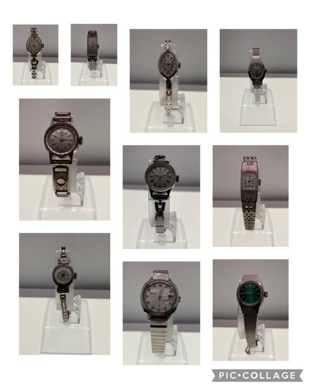 SEIKO/セイコー CITIZEN/シチズン ORIENT/オリエント レディース 自動巻き 手巻き 腕時計 10点セット 稼動品含む ジャンク 現状お渡し