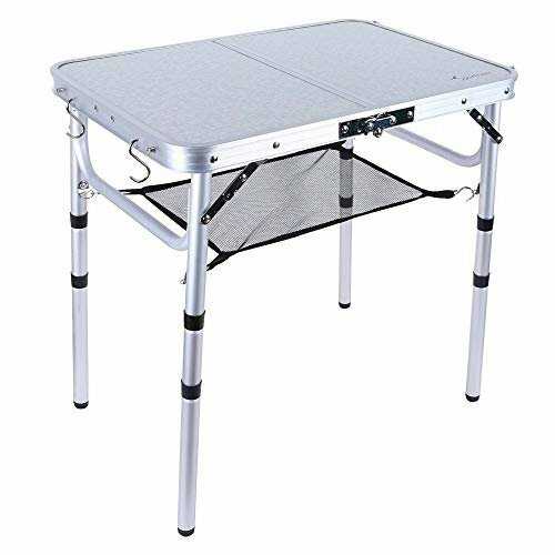 【在庫品のみ】 コンパクト アルミ製 キャンプテーブル Sｐｏｒｔｎｅｅｒ 三段階高度調整可能 耐荷重30ｋｇ 軽量 アウトドア