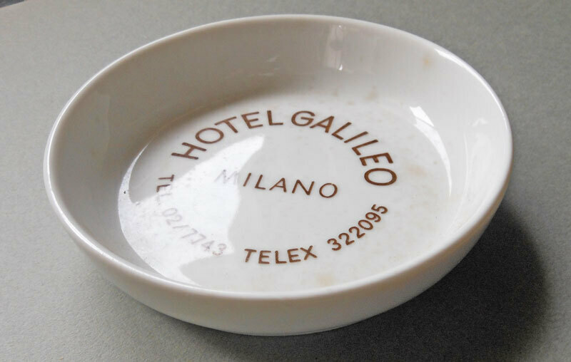 灰皿　ミラノMILANO HOTEL GALILEO