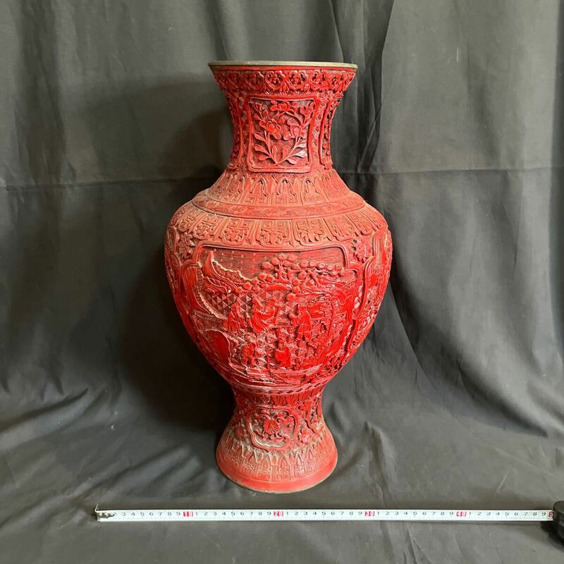 中国　古美術　インテリア 陶器　花瓶 壺 飾壺 