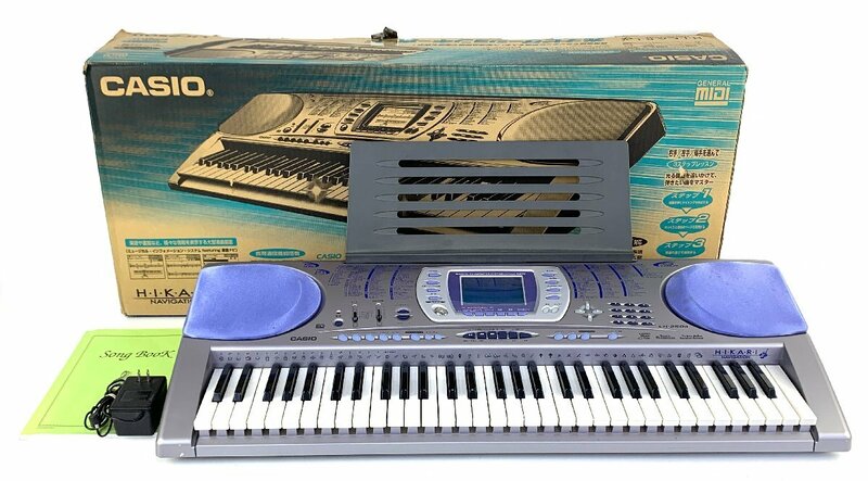 ★【中古・未メンテナンス品】CASIO LK-250IT カシオ 光ナビゲーションキーボード【動作確認済み】：