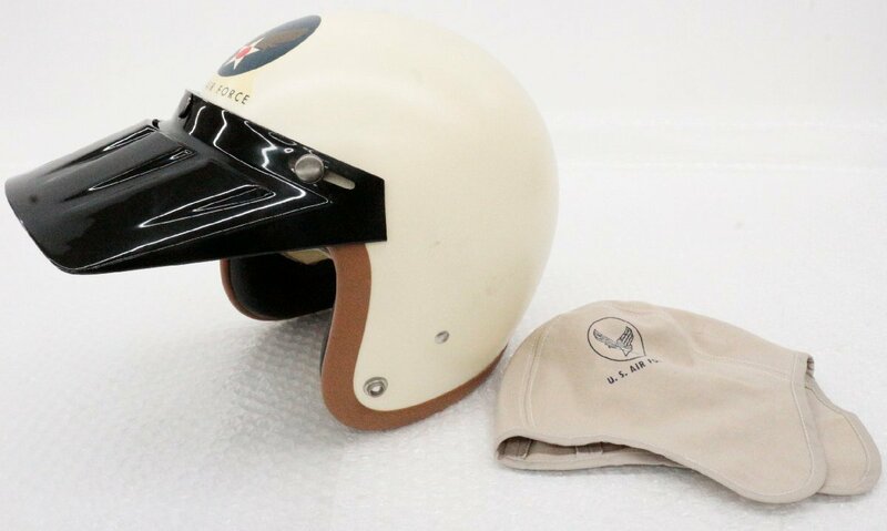 【中古品】BUCO SMALL TOYS McCOY JET500-TX U. S. AIR FORCE バイク ヘルメット Sサイズ SGマーク有.,