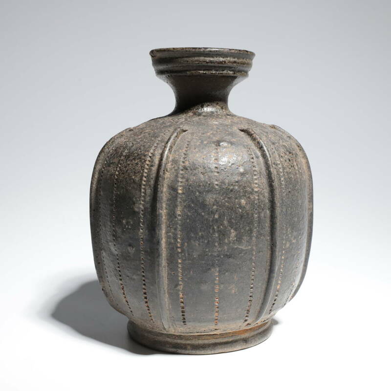 陶器 瓶 骨董 時代物 古道具 極細工 古美術品