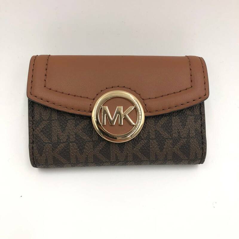 □未使用□MICHAEL KORS キーケース 茶 マイケルコース レディース 35S0SFTP5B 6連 定価27,500円 複数落札同梱OK B240501-6