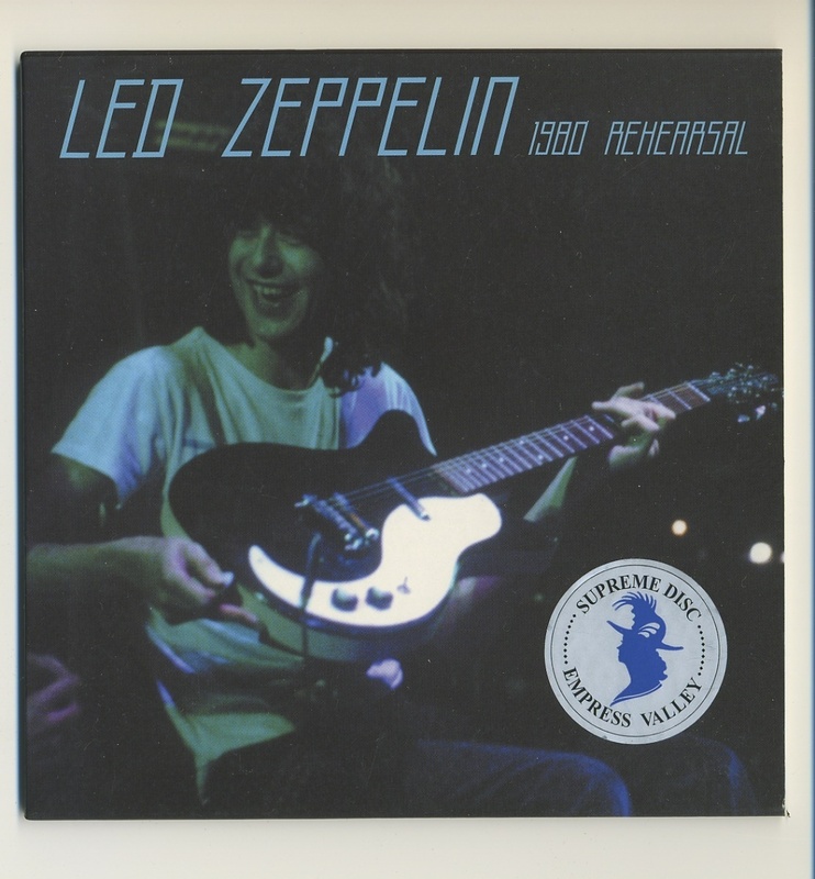 CD★レッド・ツェッペリン 1980 リハーサル ロンドン Led Zeppelin Rehearsal London Empress Valley Supreme Disc デモ音源 アウトテイク