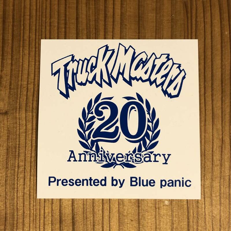 Blue Panic トラックマスターズ ステッカー 20th Anniversary 20周年 デカール ブルーパニック truck masters mooneyes 好きの方にも