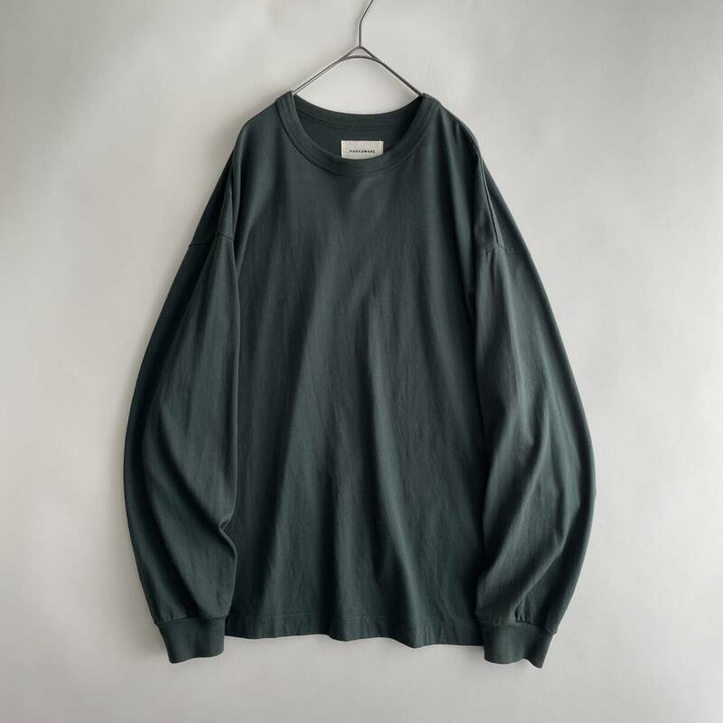 MARKAWARE size/2 (jb) -COMFORT FIT TEE L/S- マーカウェア オーガニック スーピマコットン ロンT 長袖Tシャツ トレーナー スウェット