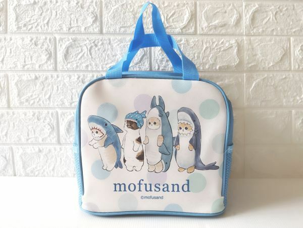 台湾★即決!! 正規品!! モフサンド（mofusand）サメにゃん ランチバッグ♪