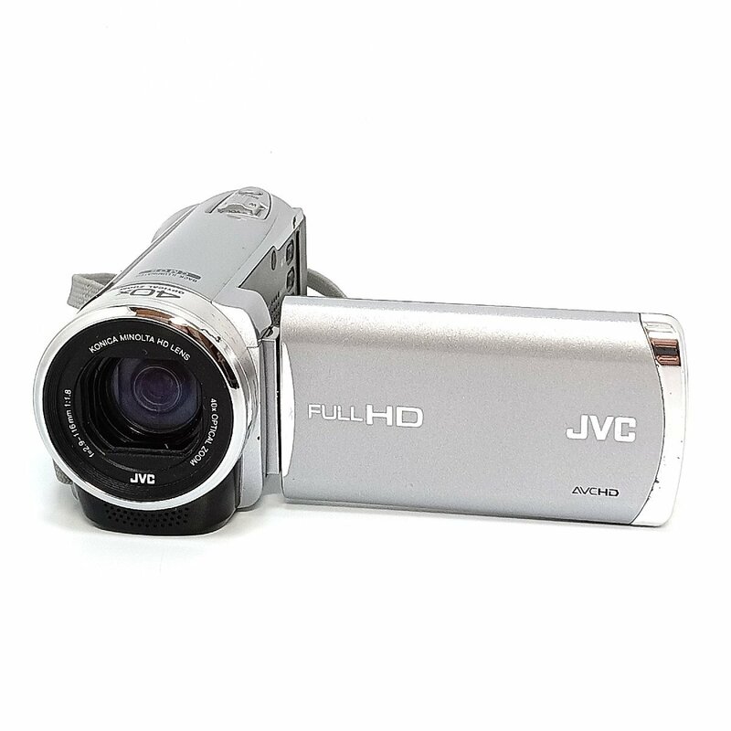 JVC Everio エブリオ GZ-E220-S FULL HD ビクター デジタルビデオカメラ Kenwood ケンウッド 通電確認済 ケース入 MB fe ABD2