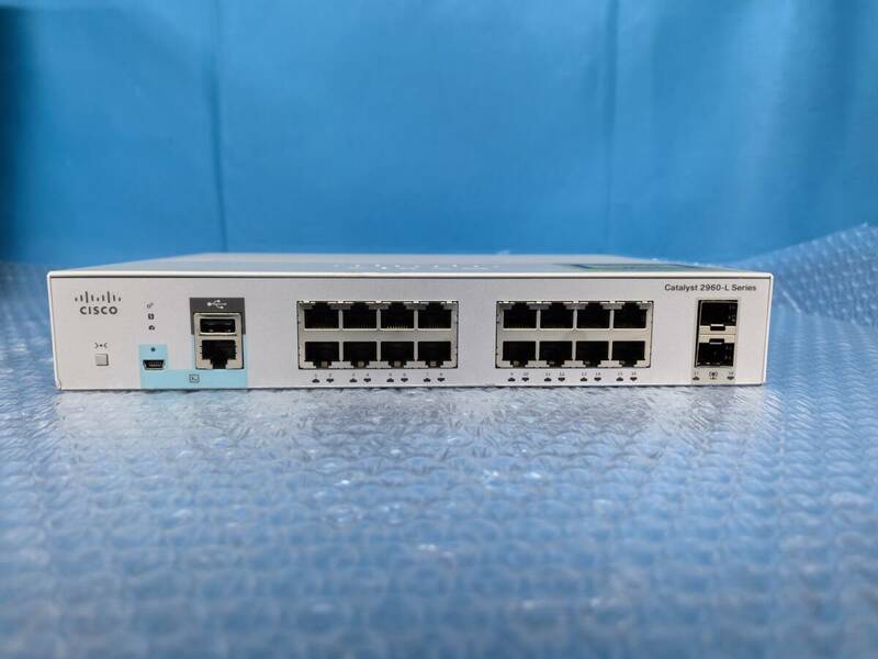 [CK21312] CISCO Catalyst 2960-L Series WS-C2960L-16TS-LL V02 イーサネットポート 動作保証