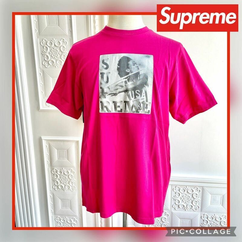 ◆新品未使用◆Supreme Javelin Label S/S Top Fuchsia M シュプリーム ジャベリンラベル 半袖 Tシャツ トップス フューシャ ピンク 20SS