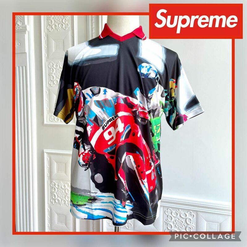 ◆新品◆Supreme Racing Soccer Jersey Multicolor S シュプリーム レーシング サッカー ジャージ 半袖 Tシャツ ポロ トップス 20SS