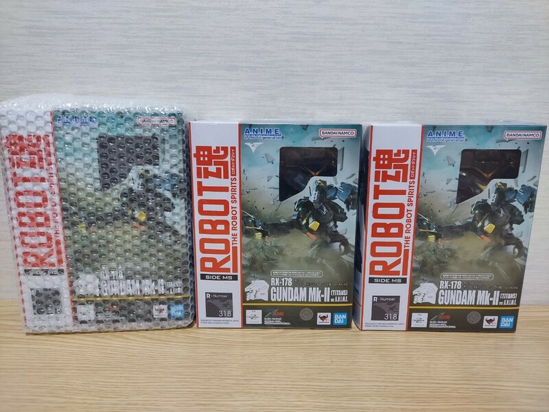 【新品・未開封品】ROBOT魂 機動戦士Ζガンダム ＜SIDE MS＞ RX-178 ガンダムMk-Ⅱ(ティターンズ仕様) ver. A.N.I.M.E. 3個セット