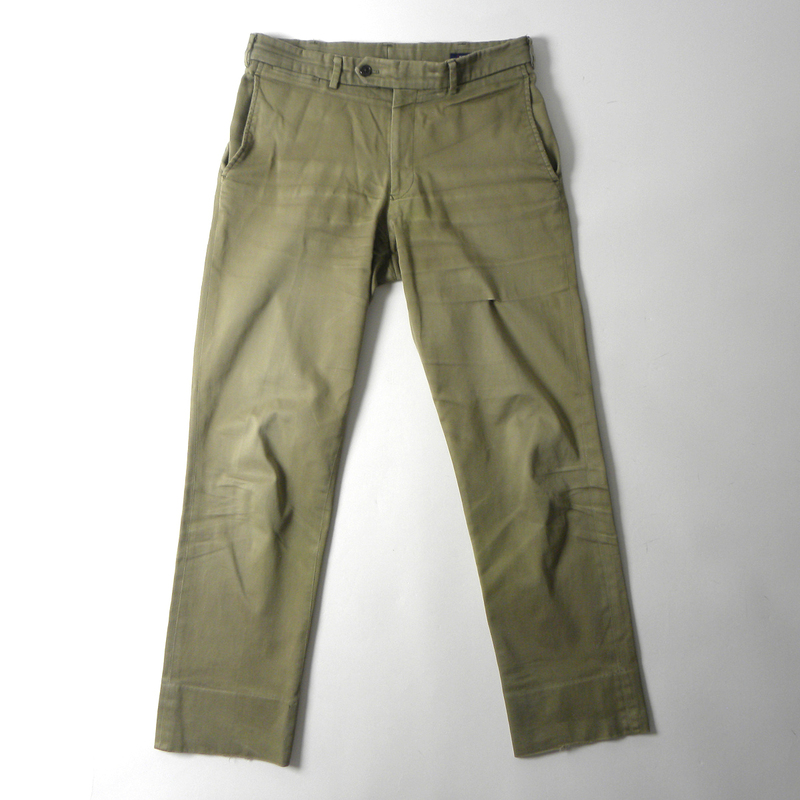 ジェイプレス J.PRESS SMART FIT PANTS ノータックチノパンツ トラウザー 82 ベージュ オンワード樫山 m0514-17