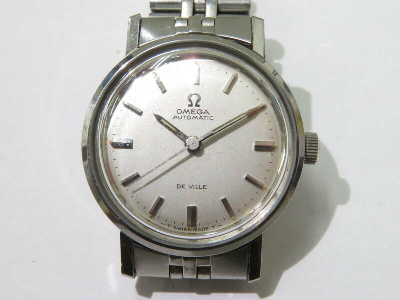 16699　久605-239　腕時計　OMEGA　デビル　シルバー色　アナログ　ラウンド　自動巻　シーマスター　オメガ　DE VILLE　SEAMASTER　60