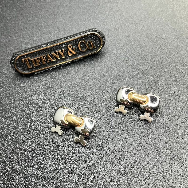 【純正品 良品】 ティファニー 腕時計 ティソロ TESORO コマ 14mm あまりコマ 18K 18金 SSコンビ K18 新型 新タイプ 正規品 【R6_097】