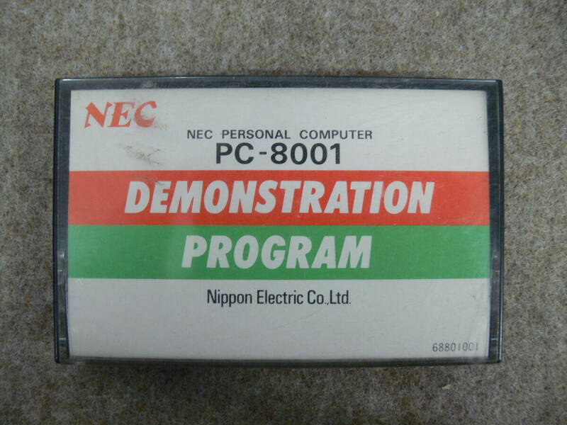 【ジャンク扱い】PC-8001 デモンストレーションプログラム