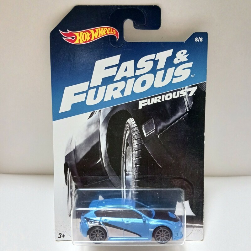 Hot WHeeLs ホットウィール　スバル　WRX　STI　青