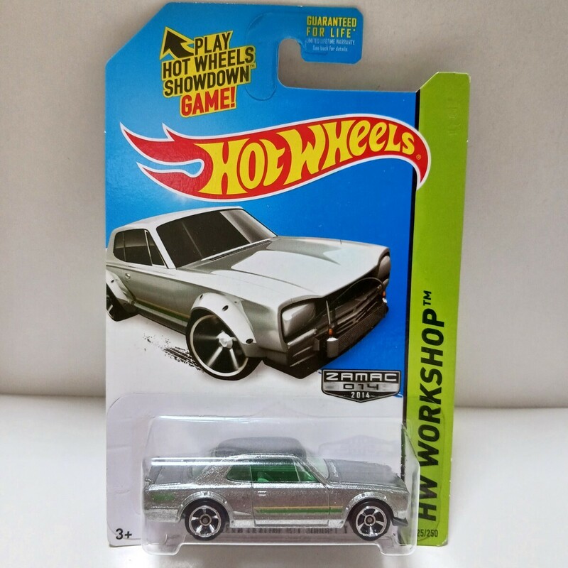 Hot WHeeLs ホットウィール　日産　スカイライン　2000GT-X　銀