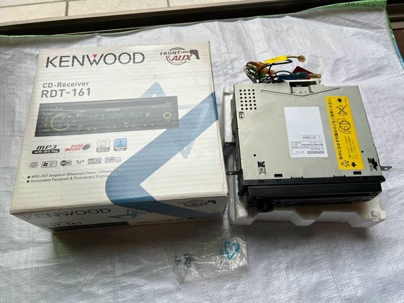 KENWOOD CDプレーヤー　RDT-161 カーオーディオ　CDデッキ オーディオ ケンウッド デッキ 