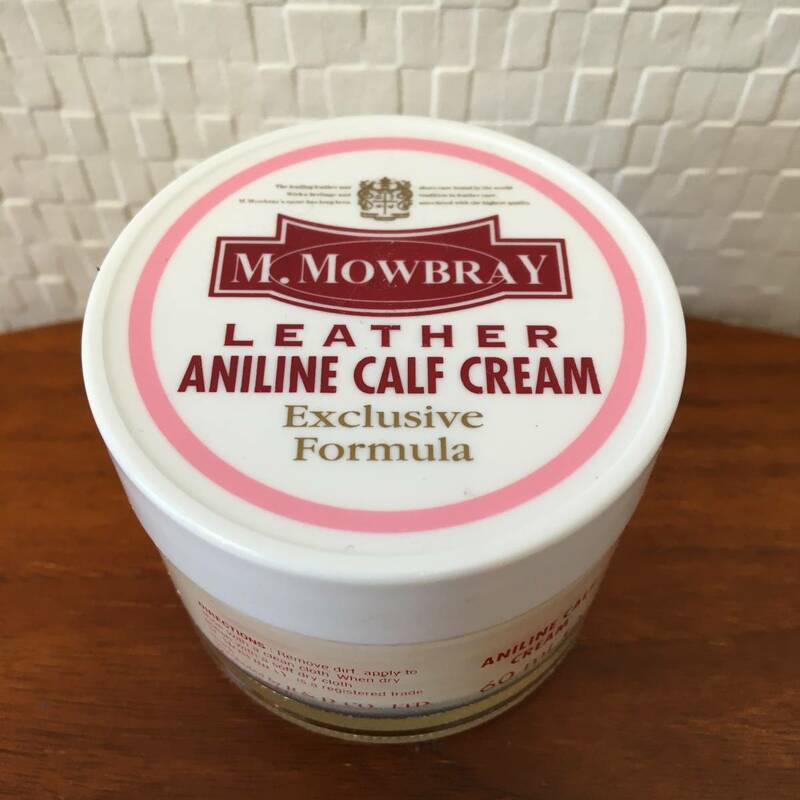 ● 送料￥410 ● アニリンカーフクリーム 60ml｜M.MOWBRAY エム.モゥブレィ ニュートラル 栄養 靴 保湿 イタリア製 (新品)(未開封)(正規品)