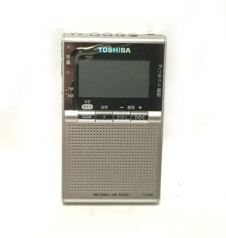 東芝 TOSHIBA TY-SPR6 AM/FMラジオ 中古