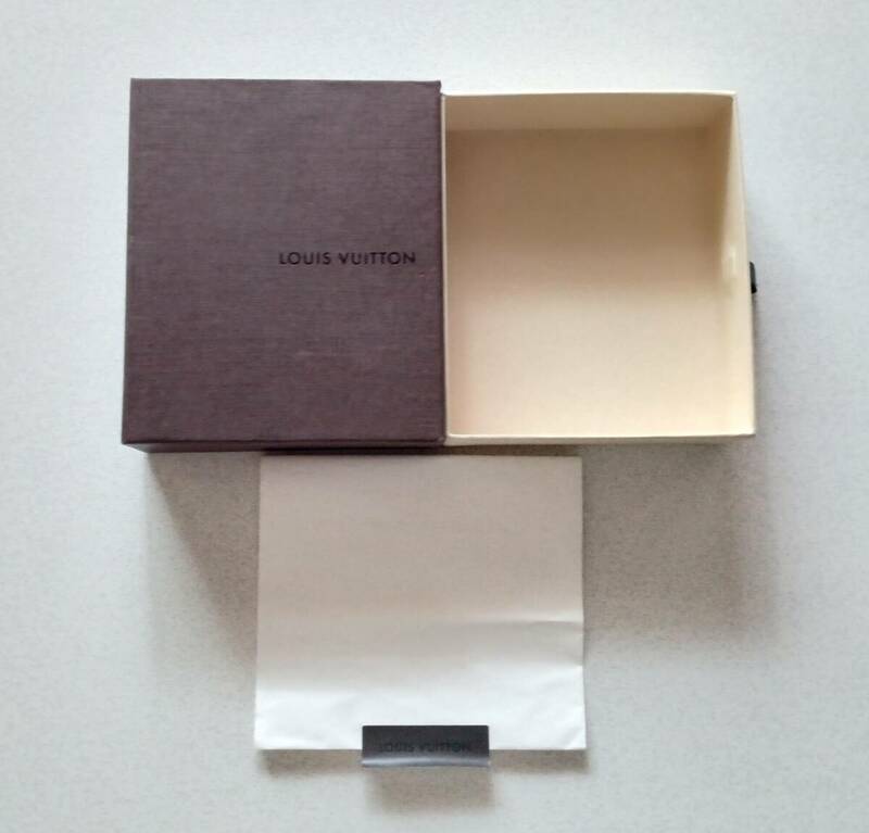 ルイヴィトン『Louis Vuitton☆ショップ空き箱 こげ茶☆約15×12.7×4.2㎝』箱のみ