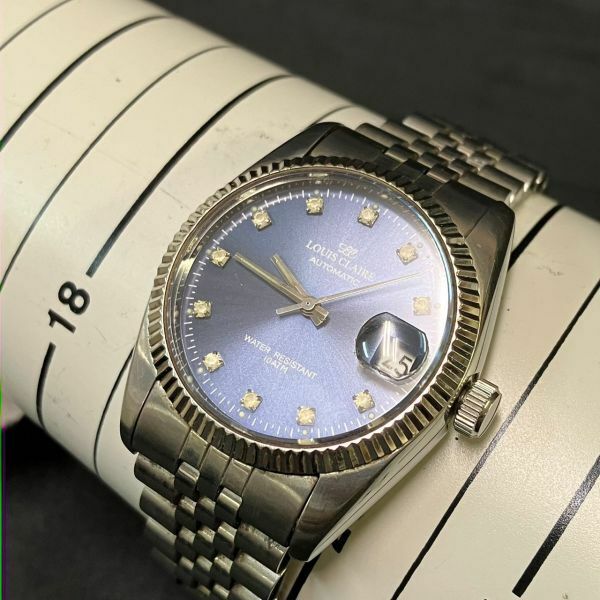 EEb737o06 稼働品 LOUIS CLAIRE メンズ 腕時計 自動巻 ルイクレール LC-003S
