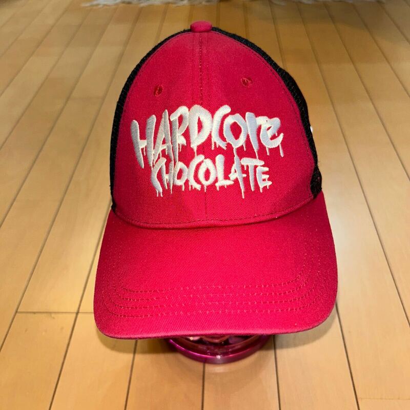 HARDCORE CHOCOLATE ハードコアチョコレート フルメルティッドロゴ 2トーンメッシュキャップ CAP 帽子