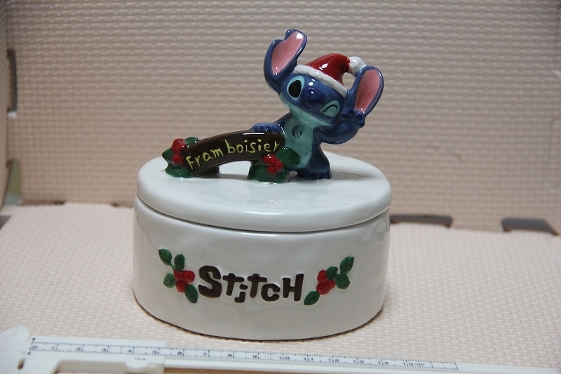 陶器製 Stitch リロ & スティッチ 小物入れ 検索 クリスマス Disney ディズニー キャラクター グッズ