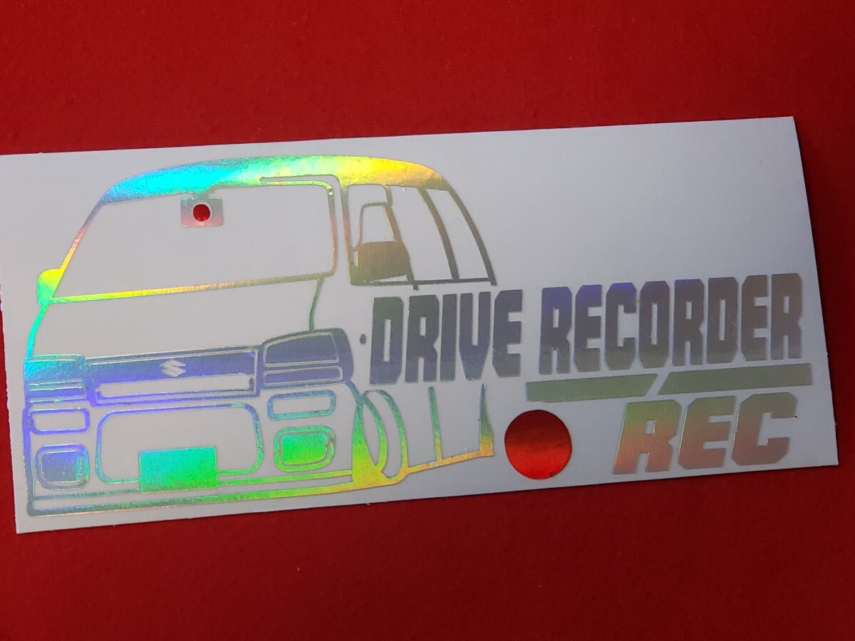 エブリイワゴン　DA62W エアロ　車体ステッカー　ドライブレコーダー　ドラレコ　6.5×15　マジョーラ　スズキ　車高短　エブリイG-PRODUCE
