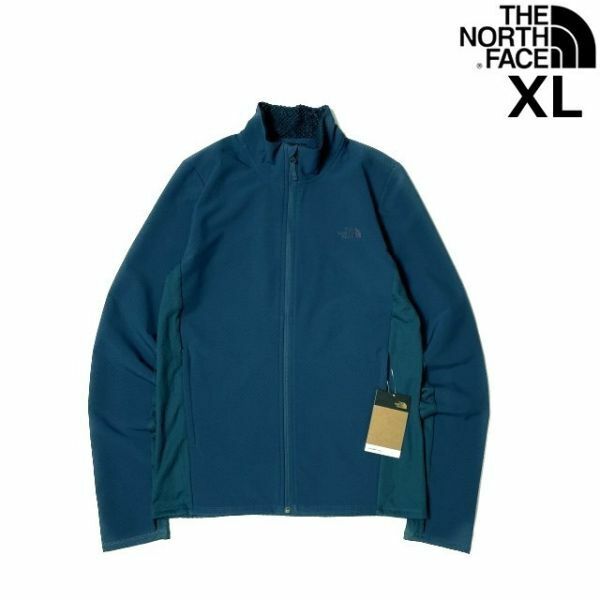 売切り【正規新品】THE NORTH FACE◆HYBRID WITH FUTUREFLEECE FULL ZIP フルジップ ジャケット US限定 軽量 スポーツ(XL)青 180915-5