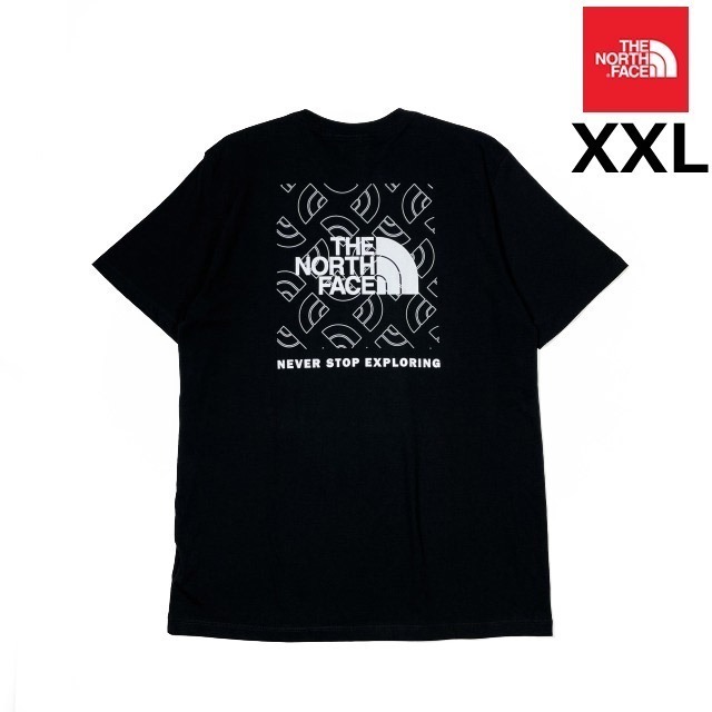 売切り【正規新品】THE NORTH FACE◆S/S BOX NSE TEE 半袖 Tシャツ US限定 ボックスロゴ グラフィック 男女兼用 キャンプ(XXL)黒 180902-15