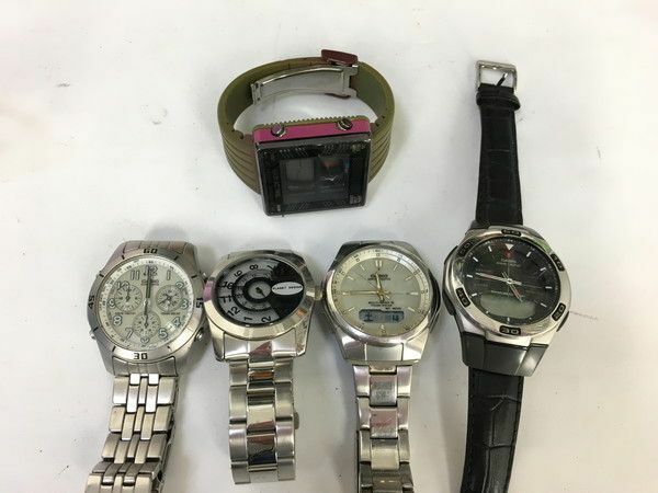 1円 ジャンク品 カシオ プラネットデザイン トランスコンチネンツ クオーツ 腕時計 おまとめ大量セット EV541