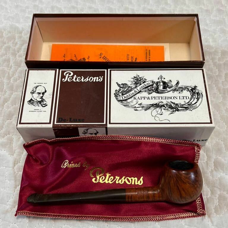 Peterson's パイプ DELUXE 407 箱付き 喫煙具 ピーターソン 喫煙グッズ 煙草 アンティーク 