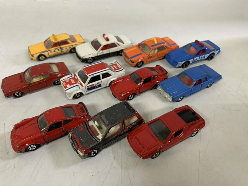 【0517y A4000】 TOMICA トミカ まとめ売り CIVIC PORSCHE DODGE etc 昭和レトロ ヴィンテージ 