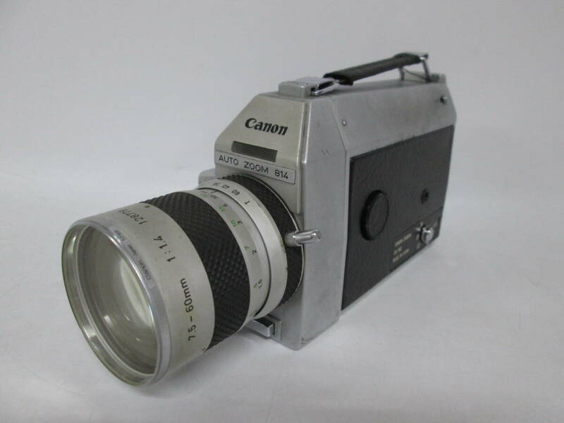 【0524n S10554】Canon SUPER8 AUTO ZOOM 814 キャノン 8ミリ 8mmフィルムカメラ 7.5-60mm 1:1.4 ジャンク