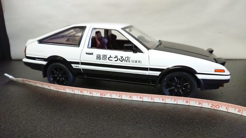 ★エンジン音有り■AE86トレノ■1/20(21㎝)■重金属製+ライト点灯+音■多機能■頭文字D