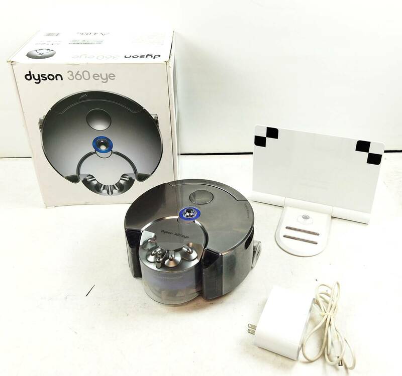 【P095】★中古・動作確認済み★dyson ダイソン　360eye RB01 ロボット掃除機　充電器付き　現状品